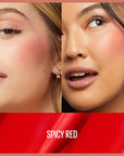 Maybelline Sunkisser Hazy Matte Liquid Blush - Spicy Red: Natural Matte Summer Glow, Long Lasting, Vitamin E, Easy Blend Maybelline Sunkisser Liquid Blush: Natural Matte Glow & Long Lasting liquid blush, matte blush, long lasting blush, natural blush, vitamin e blush, Maybelline blush, hazy matte blush, red liquid blush, easy to blend blush, summer glow blush, blush, matte finish, vitamin E, blendable, curved applicator, lightweight, natural look, long-wearing, makeup, cosmetics, beauty, Spicy Red, easy app