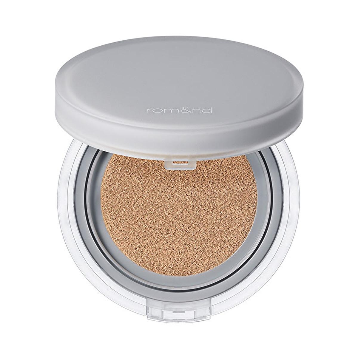 rom&nd Nu Zero Cushion Fondöten - Natural Finish, Long-Lasting Cushion Foundation for Flawless Complexion rom&nd Nu Zero Cushion Fondöten - Natural Finish Foundation Cushion Foundation, Natural Finish Makeup, Long-Lasting Foundation, Korean Beauty Products, Flawless Complexion, rom&nd, Makeup, Cosmetics, Beauty Essentials, Everyday Makeup, Special Occasion Makeup, Natural Look, Effortless Makeup, Long-Lasting Makeup, Lightweight Foundation, Conceals Imperfections, Fresh Feel, Confidence Boosting Makeup