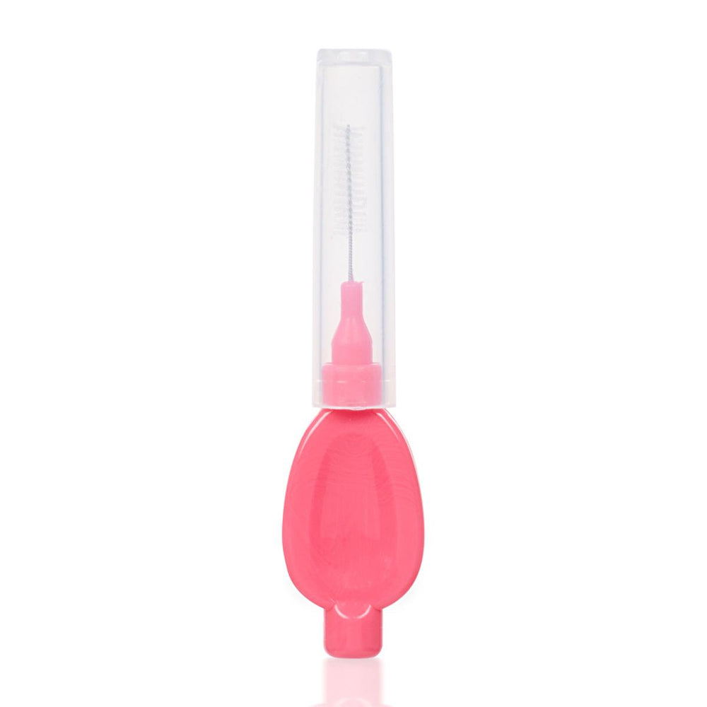 Benri Interdental Brush Pink 0.40 mm - Effective Oral Hygiene Tool for Dental Work and Orthodontic Care - Toothpaste