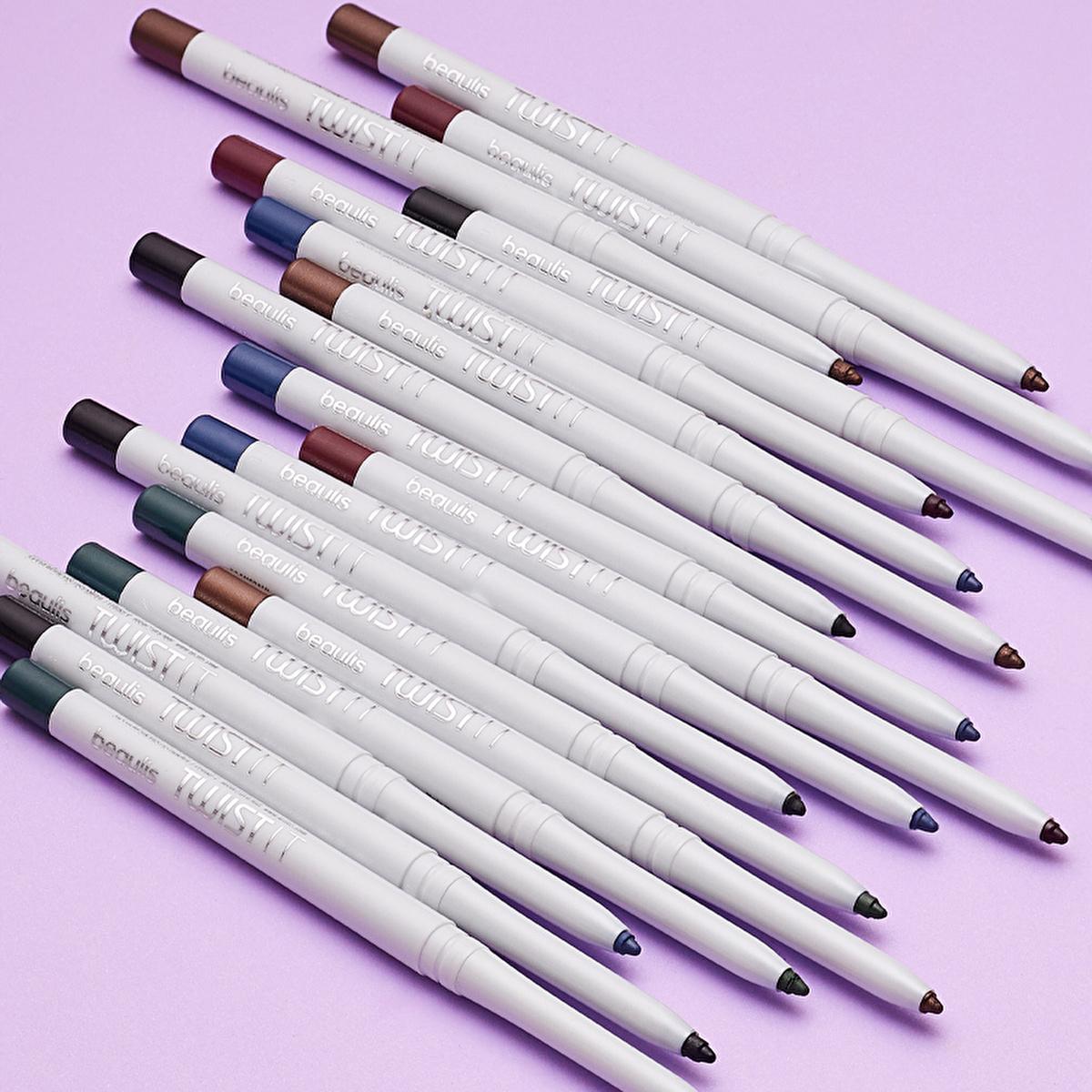 Beaulis Waterproof Twist-up Eyeliner - Dark Berry, Long-lasting Eye Makeup for Intense Color Beaulis Dark Berry Eyeliner - Waterproof & Long-lasting Beaulis Eyeliner, Waterproof Eyeliner, Twist-up Eyeliner, Dark Berry Eyeliner, Long-lasting Eye Makeup, Eye Makeup, Cosmetics, Makeup Tools, Beauty Products, Waterproof Makeup, Smudge-proof Eyeliner, Intense Color Eyeliner, Easy Application Eyeliner