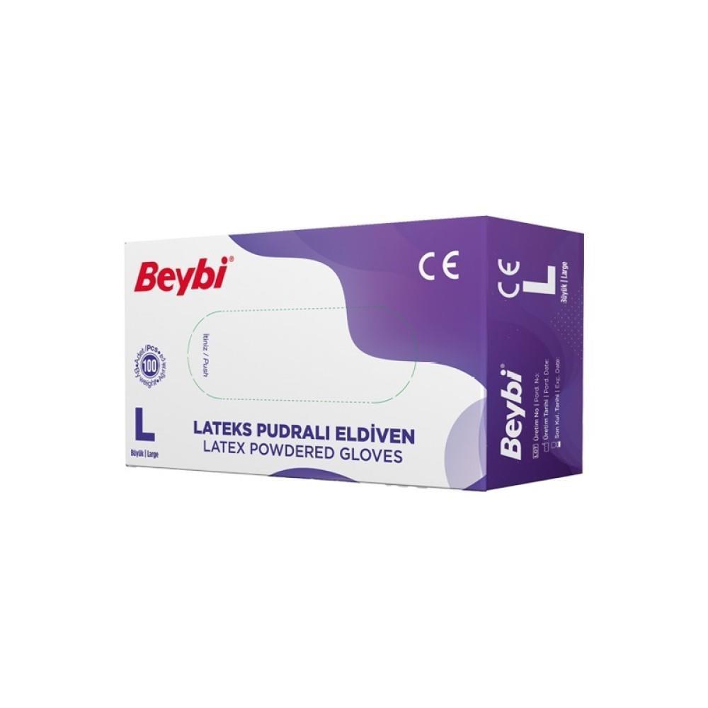 Beybi Latex Gloves Large Size - 100 Count - Comfortable & Protective Disposable Gloves for Professionals Beybi Latex Gloves - Comfort & Protection latex gloves, large size gloves, disposable gloves, medical gloves, protective gloves, healthcare supplies, industrial hand protection, hygiene gloves, medical supplies, protective equipment