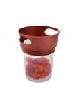 Babyjem Spill-Proof Snack Container for Kids - Antibacterial Fabric Cover, Easy to Use, Ideal for Travel and - Baby Care