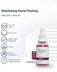 The Purest Solutions Exfoliating Face Serum with AHA 10% + BHA 2% - Improves Skin Tone & Reduces Acne Scars - 1.01 fl oz Exfoliating Face Serum with AHA 10% + BHA 2% - The Purest Solutions exfoliating face serum, AHA BHA peel, chemical exfoliant, acne treatment, skin renewal serum, hyaluronic acid serum, skincare, beauty, face care, anti-aging, skin tone improvement, acne scar reduction, pore minimization, sensitive skin friendly