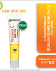 Garnier Daily Sunscreen Face Cream SPF50+ - Vitamin C Enriched, Vegan, Dermatologically Tested - 1.35 fl oz Garnier SPF50+ Daily Sunscreen Face Cream - Vitamin C & Vegan daily sunscreen, face cream with SPF50+, Vitamin C face cream, vegan skincare, dermatologically tested sunscreen, sun protection, brightening skincare, lightweight face cream, invisible texture, cruelty-free cosmetics, sensitive skin products, skincare essentials