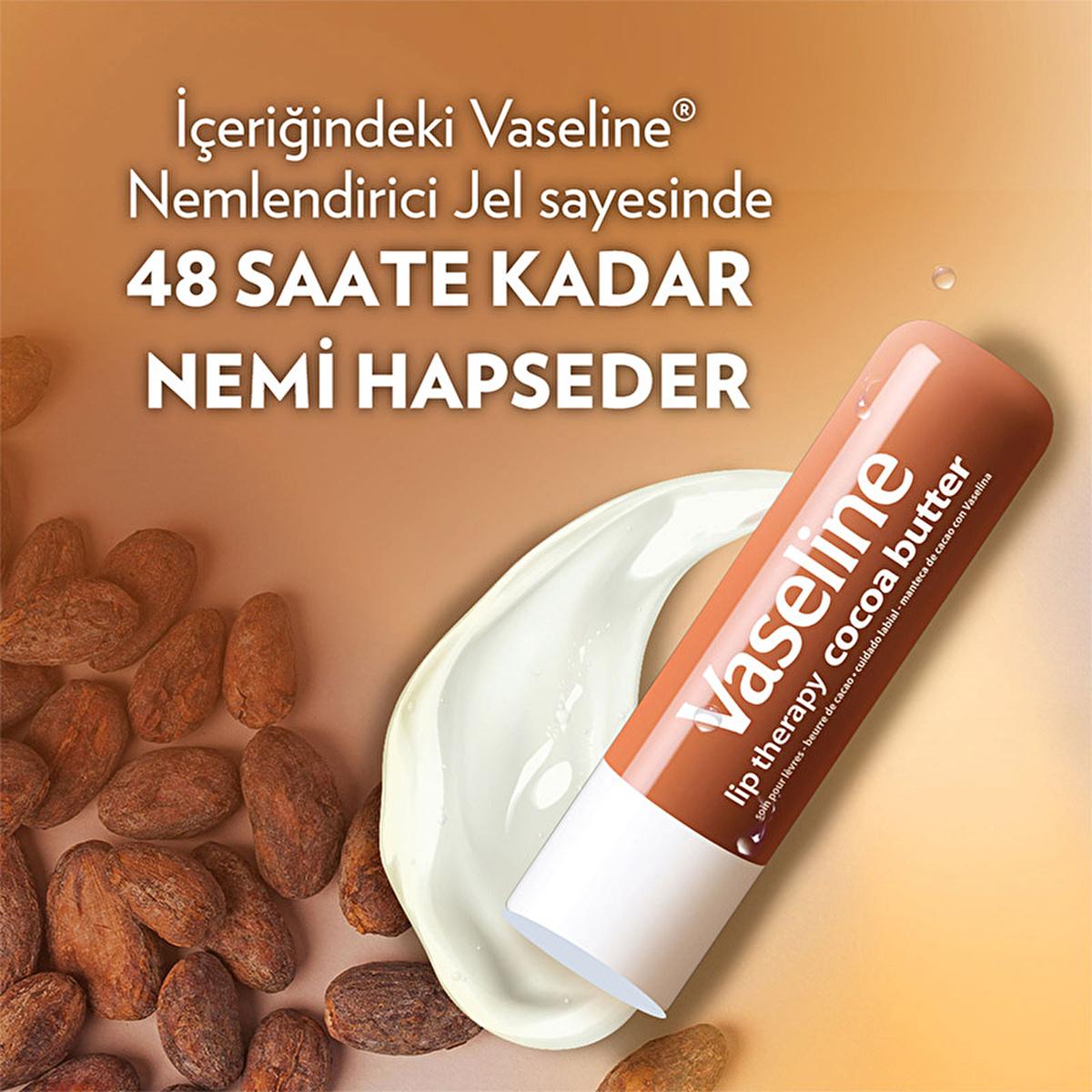 Vaseline Vaseline Lip Therapy Cocoa Butter Lip Balm - 48 Hour Moisturization, Non-Greasy, Dry Lip Care Vaseline Lip Therapy Cocoa Butter Lip Balm - 48hr Moisturization Vaseline Lip Therapy, Cocoa Butter Lip Balm, Dry Lip Care, Long-lasting Lip Moisturizer, Non-greasy Lip Balm, Lip Care, Moisturizing Lip Balm, Natural Lip Care, Lip Repair, Lip Soothing, Everyday Lip Care, Outdoor Lip Care, Lip Protection