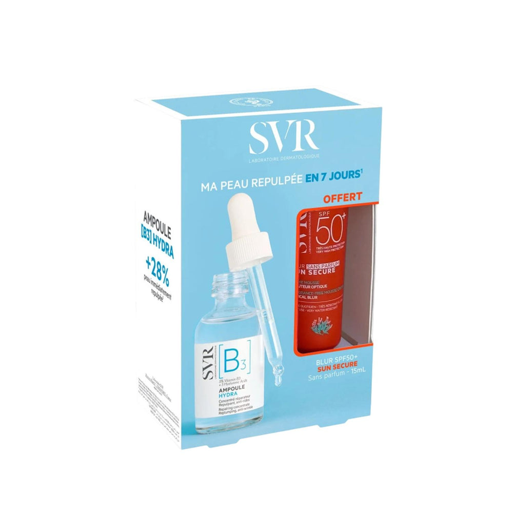 SVR B3 Ampoule Hydra Serum & Sun Secure Blur SPF50+ Set