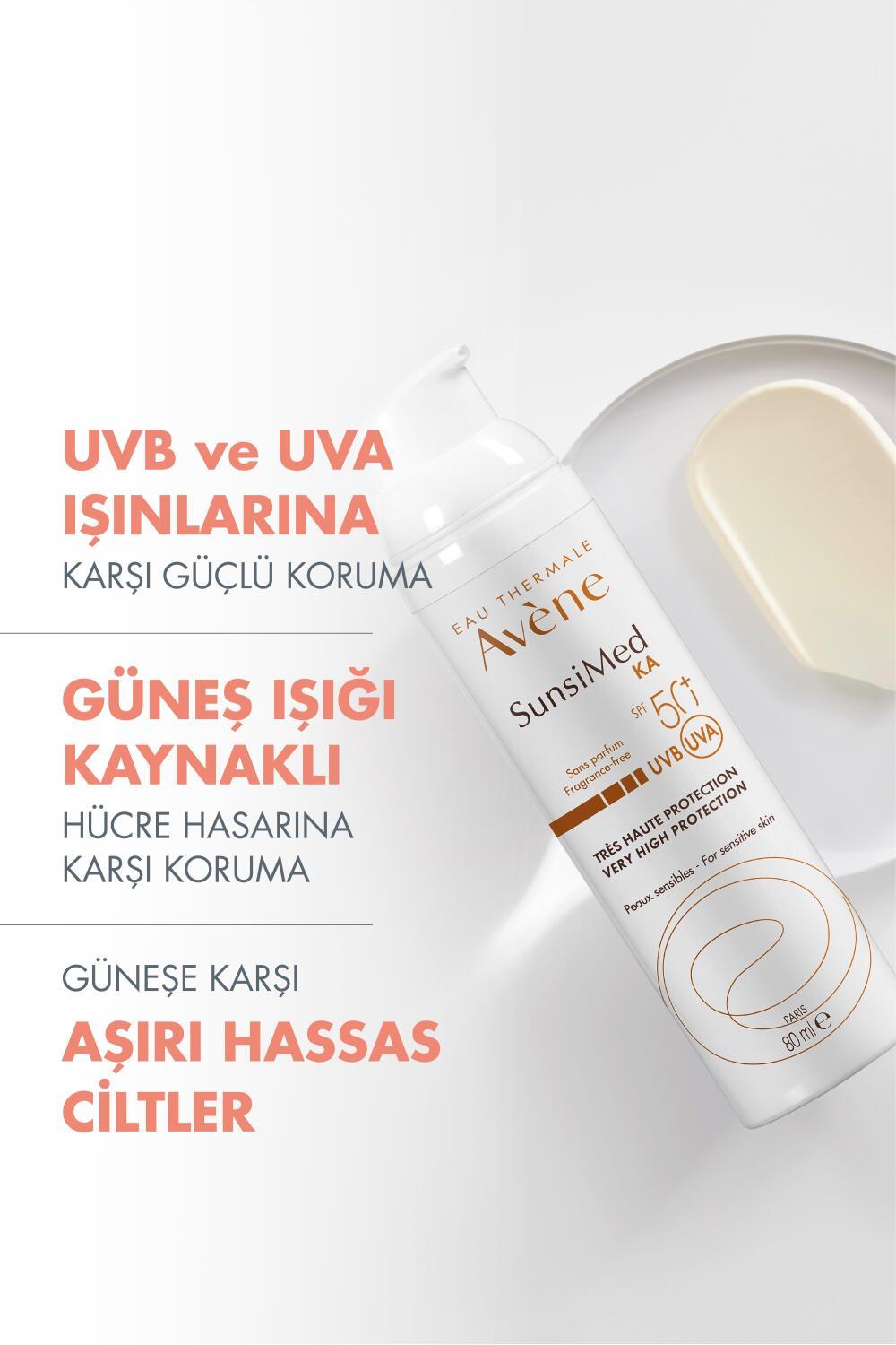 Avene Sunsimed KA High Protection Sunscreen SPF 50+ for Sensitive Skin - Water-Resistant, Non-Whitening, Soothing Avène Thermal Water - 2.71 fl oz Avene Sunsimed KA SPF 50+ Sunscreen for Sensitive Skin High protection sunscreen, Sensitive skin sunscreen, SPF 50+ sunscreen, Water-resistant sunscreen, Avène sunscreen, Sunscreen for daily use, Sunscreen for outdoor activities, Family sunscreen, Baby sunscreen, Children's sunscreen, Non-whitening sunscreen, UVA and UVB protection, Soothing sunscreen, Avène Ther