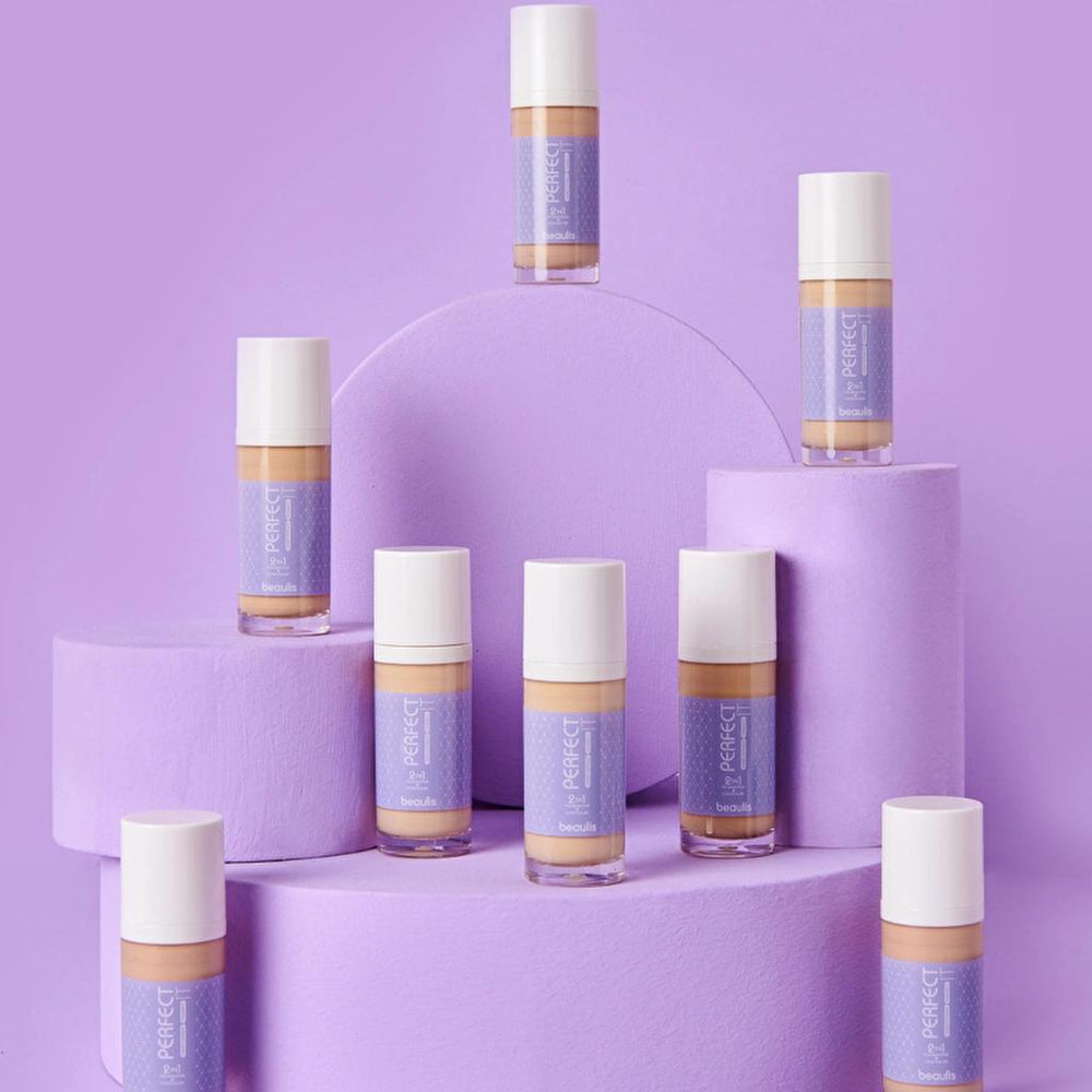 Beaulis Perfect It 2 in 1 Foundation & Concealer 132 Pale Almond