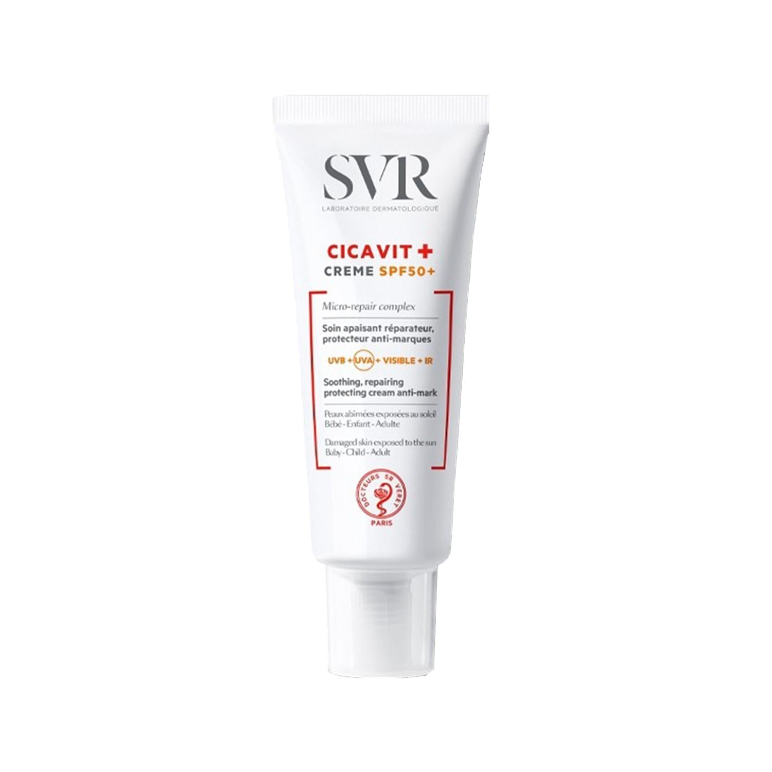 SVR Cicavit SPF 50 Sunscreen Moisturizing Cream - Soothing Skin Care with High SPF Protection SVR Cicavit SPF 50 Sunscreen Moisturizing Cream SPF 50 sunscreen, moisturizing cream, soothing skin care, skin repair cream, sun protection cream, sun care, skin health, hydration, sensitive skin, daily skincare, outdoor protection, skin repair, UV protection, cosmetic skincare