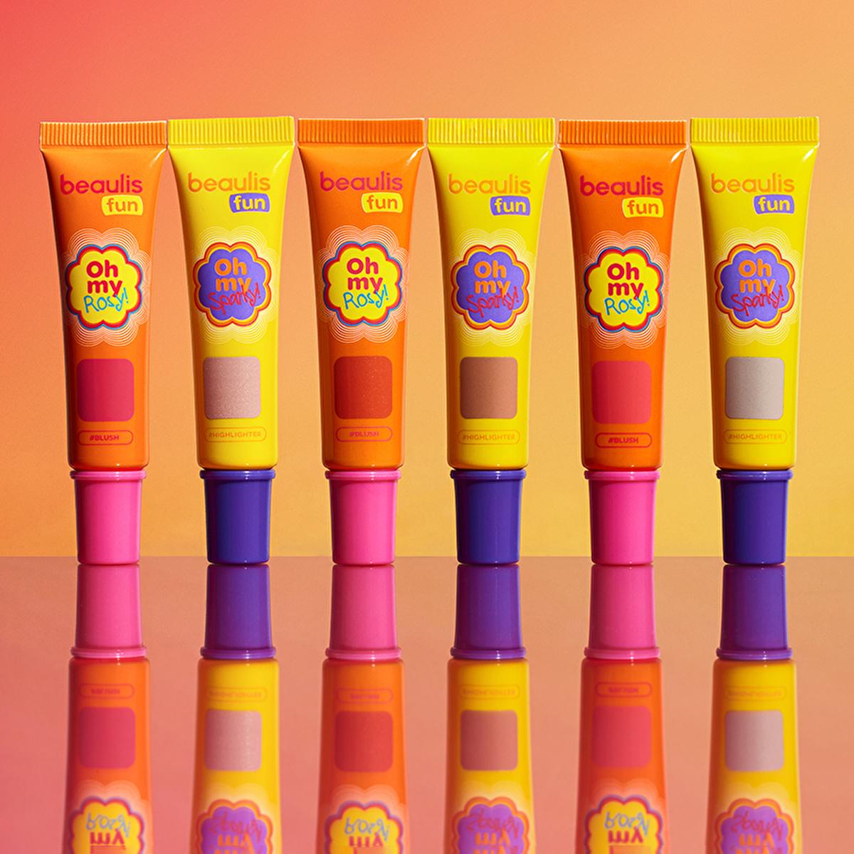 Beaulis Liquid Highlighter - Beaulis Fun Oh My Sparky Tüp Aydınlatıcı for Radiant Glow, Easy Makeup Application Beaulis Liquid Highlighter for Radiant Glow liquid highlighter, portable cosmetics, makeup glow, radiant skin, easy makeup application, Beaulis Fun Oh My Sparky, highlighter, cosmetic, beauty, makeup, glow, luminous skin, Pink Harmony, Gold Harmony, Glow Harmony, compact makeup, travel makeup, beauty essentials, makeup must-haves