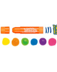 Carioca Fosforlu Temperello Stick Boyama Kalemi Set - 6 Adet, Vibrant Coloring Tools for Kids