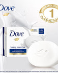Dove Moisturizing Beauty Cream Bar Soap - Sulfate-Free, Gentle Cleanser for Sensitive Skin, 4 x 90g - view 4