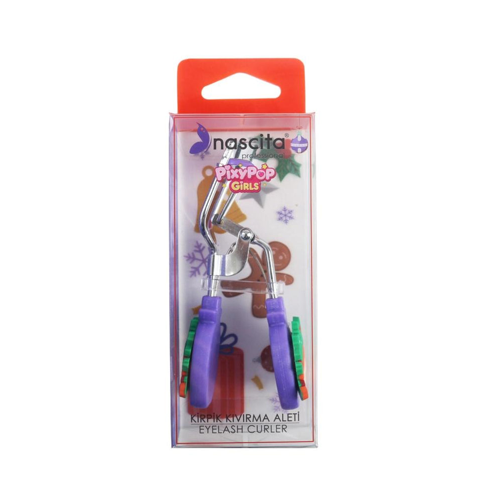 Nascita Pixy Pop Girls Eyelash Curler for Gentle Lift, Purple