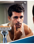 Gillette Blue3 Disposable Razor for Men - Comfort Shaving with 3 Chrome-Coated Blades Gillette Blue3 Disposable Razor - Comfort Shaving Disposable Razor, Gillette Blue3, Comfort Shaving, Chrome-Coated Blades, Pivoting Head Razor, Men's Grooming, Shaving Essentials, Men's Toiletries, Personal Care, Gillette, Shaving Razors, Men's Shaving, Comfortgel Technology