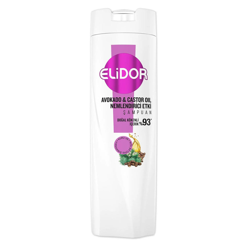 Elidor Avocado & Castor Oil Moisturizing Shampoo 400ml