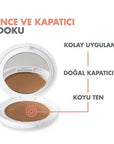 avene compact dore spf50 honey, avene compact cream for sensitive skin, spf50 sunscreen compact with mineral filters Avene Compact Dore SPF50+ Kapatıcı Kompakt Krem - Honey | 10g Avene Compact Dore SPF50+ - Honey avene, sunscreen, compact-cream, spf50, sensitive-skin, honey, water-resistant, outdoor-use, ai-generated, skin-protection