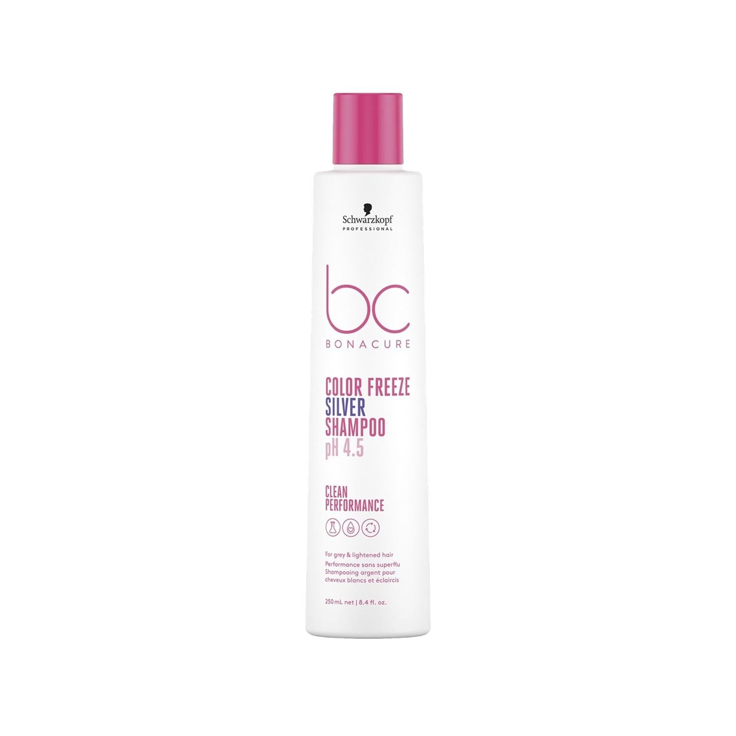 Bonacure Color Protecting Shampoo for Colored Hair - Silver Tone Enhancement, 250ml Bonacure Color Protecting Shampoo - Silver Tone Color Protecting Shampoo, Silver Hair Shampoo, Purple Shampoo for Colored Hair, Bonacure BC Clean Shampoo, Hair Color Maintenance Products, Hair Care, Colored Hair Solutions, Silver Tone Enhancement, Purple Tone Correction, 250ml Shampoo, Bonacure Hair Products