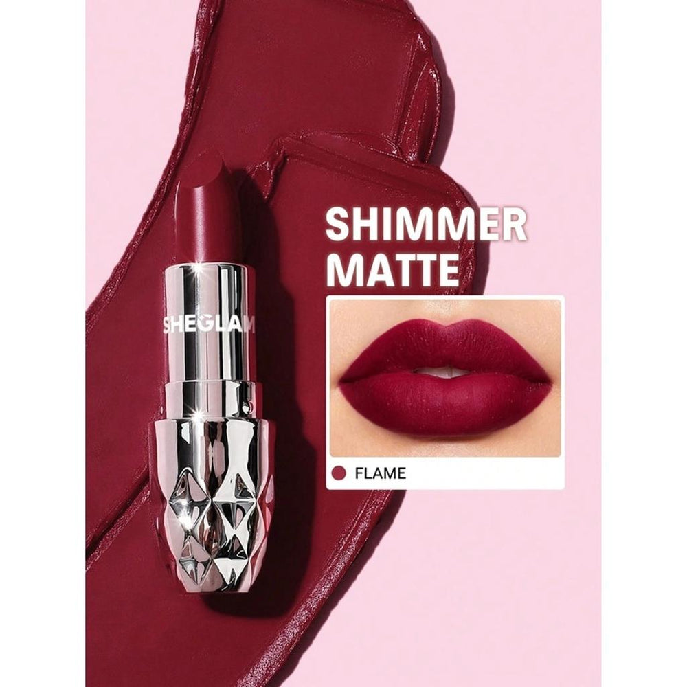 Sheglam Starlight Velvet Lipstick in 407 Flame 3.5g