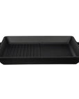 Lava Cast Iron Hybrid Grill Pan - 10x12 Inch Rectangular Enameled Pan for Indoor Stovetop Oven Use, Grill and Fry Simultaneously Lava Cast Iron Hybrid Grill Pan- Enameled Indoor Grill & Fry Cast Iron Grill Pan, Hybrid Grill Pan, Enameled Cast Iron Pan, Rectangular Grill Pan, Indoor Grill Pan, Stovetop Grill Pan, Oven Safe Grill Pan, Lava Cast Iron, Grill and Fry Pan, Durable Grill Pan, grill pan, cast iron pan, enameled pan, hybrid pan, rectangular pan, stovetop pan, oven safe pan, indoor grill, grilling, f