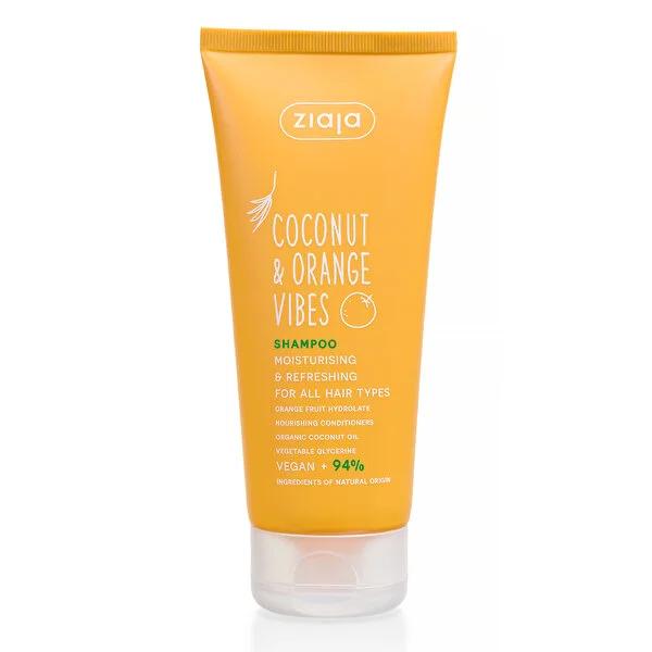 Ziaja Moisturizing Coconut & Orange Shampoo for Curly Hair - 6.76 fl oz Ziaja Coconut & Orange Shampoo for Curly Hair - Moisturizing & Refreshing moisturizing shampoo, coconut oil shampoo, natural hair care, curly hair shampoo, refreshing hair wash, hydrating shampoo, orange blossom shampoo, sulfate shampoo, gentle hair care, organic hair products, dry hair solution, frizzy hair fix, hair nourishment, natural ingredients, hair moisturizer