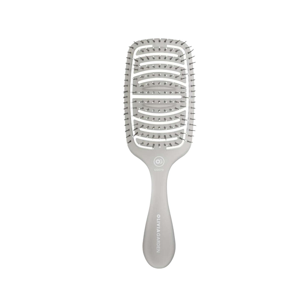 Olivia Garden Essential Care Flex Medium Hair Bristles Ice Grey Hair Brush - Gentle Detangling, High-Quality Bristles Olivia Garden Essential Care Hair Brush - Gentle Detangling Hair Brush, Olivia Garden, Flex Medium Hair Bristles, Ice Grey Hair Brush, Essential Care Hair Brush, High-Quality Hair Brush, Gentle Detangling, Hair Care, Beauty Tools, Personal Care, Hair Styling, Detangling Brush