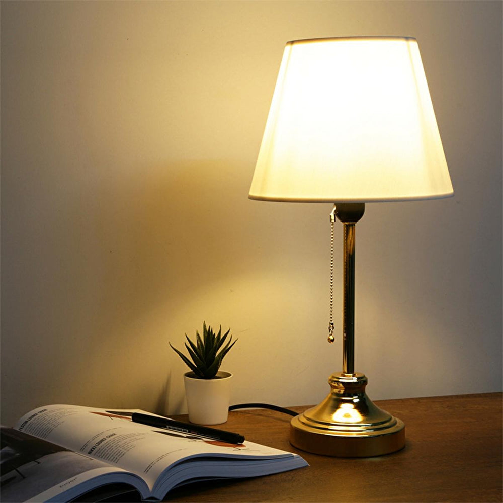 Homing Edel Gold Table Lamp with E27 Socket - Energy-Efficient LED Compatible Decorative Home Lighting - view 3