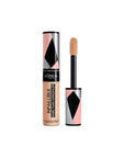 Loreal Paris Infaillible Concealer - High Coverage, Long Lasting Makeup for All Skin Types - 0.37 fl oz Loreal Paris Infaillible Concealer - 24hr High Coverage Loreal Paris Infaillible Concealer, High coverage concealer, Long-lasting concealer, Concealer for all skin types, Makeup concealer, Cosmetics, Beauty products, Makeup essentials, Concealer, Long-lasting makeup, Flawless finish, Nourishing formula, Elastic texture, Large sponge applicator