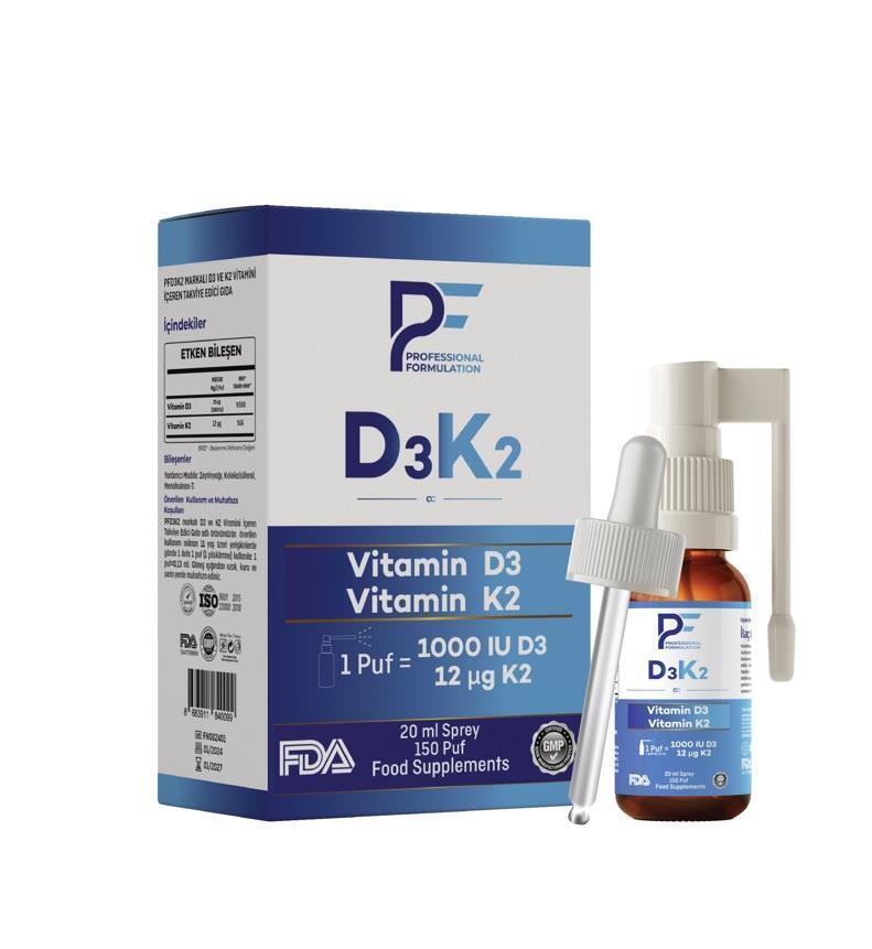 NOW Vitamin D3 and K2 Spray, 1000 mcg D3 & 12 mcg K2 per Dose - Natural Vitamin Spray for Adults, Supports Bone Health & Immune System NOW Vitamin D3 & K2 Spray - Supports Bone & Immune Health Vitamin D3 Spray, Vitamin K2 Supplement, Dietary Supplement Spray, Adult Nutrition Supplement, Natural Vitamin Spray, Bone Health Support, Immune System Support, Convenient Supplements, Clean Label Products, Family Health Supplements