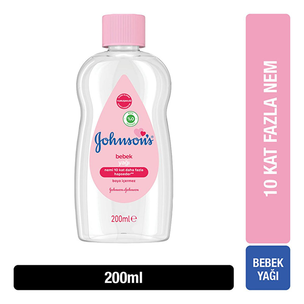 Johnson's Baby Oil, Hypoallergenic & Dermatologist-Tested Baby Care - 6.76 fl oz - view 2
