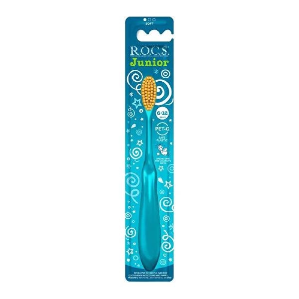 Rocs Junior Manual Toothbrush for Kids Aged 6-12 - Soft Bristles, Gentle on Teeth & Gums Rocs Junior Toothbrush for Kids - Soft & Gentle children's toothbrush, manual toothbrush for kids, soft bristle toothbrush, kid-friendly oral care, Rocs Junior toothbrush, oral hygiene for children, gentle toothbrush, effective plaque removal, kids oral care products, toothbrush for kids aged 6-12