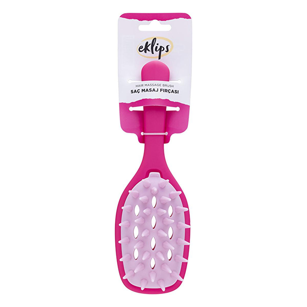 Eklips Hair Massage Brush with Ergonomic Handle - Scalp Massager for Relaxation & Hair Care - Hair Accessories