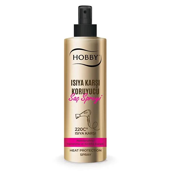 Hobby Heat Protective Hair Spray - Anti-Frizz, 250ml - Protects Hair Up to 220 °C Hobby Heat Protective Hair Spray - 250ml heat protective hair spray, anti-frizz hair spray, hair care product, heat styling protection, hair protection spray, Hobby, hair spray, styling products, hair care, beauty products, salon quality hair