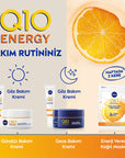 Nivea Q10 Energy Night Cream with Vitamin C - Anti-Aging, Moisturizing Night Care for All Skin Types Nivea Q10 Energy Night Cream - Anti-Aging Skincare Nivea Q10 Energy Night Cream, Vitamin C Night Care, Anti-aging night cream, Moisturizing night cream, Dermatologically tested night cream, Night care cream, Skincare for anti-aging, Q10 Energy, Vitamin C skincare, Nighttime moisturizer, Anti-aging skincare, Skincare routine, Nivea skincare, Face cream, Night cream, Anti-aging face cream