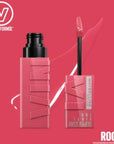 Maybelline Super Stay Vinyl Ink Liquid Lipstick - Long Lasting Lip Color with Vinyl Ink Finish, Rouge Shade 145 - view 4