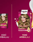 Palette Deluxe 8-0 Honey Blonde Hair Dye - Permanent, Long Lasting Color & Shine, Deep Nourishment with Oils Palette Deluxe Honey Blonde Hair Dye: Permanent Color & Shine hair dye, permanent hair color, hair color, Palette Deluxe, honey blonde hair dye, 8-0 hair dye, long lasting hair color, hair coloring, hair dye with oil, shiny hair dye, hair color with oil, blonde hair, hair nourishment, hair shine, vibrant hair color, at-home hair color, hair dye for women, hair dye for long hair, new hair color, hair