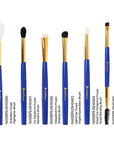Nascita Makeup Brush Set - 6 Piece Professional Makeup Brushes for Everyday Use Nascita 6 Piece Makeup Brush Set for Professionals makeup brush set, professional makeup brushes, high-quality makeup brushes, 6-piece brush set, makeup tools, cosmetic brushes, makeup essentials, beauty products, Nascita, professional makeup, everyday makeup, makeup artists, beauty tools