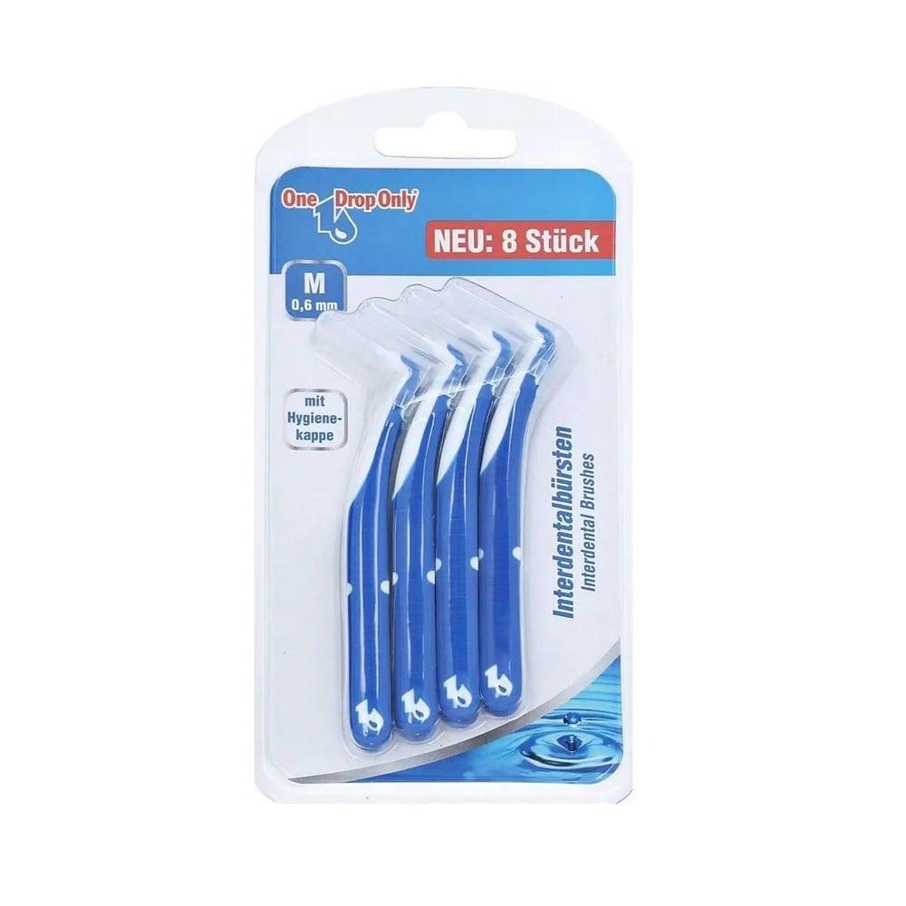 One Drop Only Interdental Brush M 8-Pack - Effective Oral Hygiene Tool for Tight Spaces One Drop Only Interdental Brush M 8-Pack interdental brush, oral hygiene tools, dental care products, interproximal brush, tooth decay prevention, oral health, dental hygiene, interdental cleaning, gum health, plaque removal, tight interdental spaces