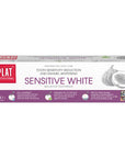 Splat Professional Sensitive White Toothpaste for Sensitive Teeth - Natural Whitening, Strengthens Enamel, SLES Free - 3.38 fl oz Splat Sensitive White Toothpaste - Natural & Gentle Oral Care sensitive toothpaste, natural toothpaste, whitening toothpaste, SLES free toothpaste, paraben free oral care, tooth enamel strengthening, oral care, sensitive teeth, natural ingredients, gentle toothpaste, eco-friendly toothpaste, healthy smile, whitening, stain removal, plaque prevention, Zinc Gluconate, Lysozyme, Pep