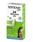 Remove Care Facial Wax Strips - 24 Count, Easy Hair Removal for Smooth Facial Skin - view 2