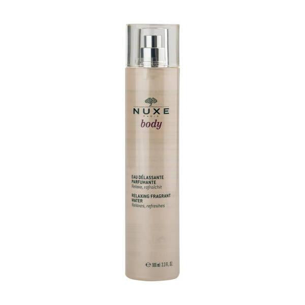 Nuxe Relaxing Fragrant Body Water 100ml: Refreshing Body Mist for Women, Citrus Scented Relaxation and Invigoration Nuxe Relaxing Body Water: Refreshing Fragrant Body Spray fragrant body water, relaxing body spray, Nuxe body mist, refreshing body fragrance, body spray for women, body spray for relaxation, citrus scented body spray, body mist, body fragrance, women's fragrance, relaxing scent, refreshing scent, aromatherapy, stress relief, mood booster, citrus fragrance, limonene, personal care, beauty, cosm