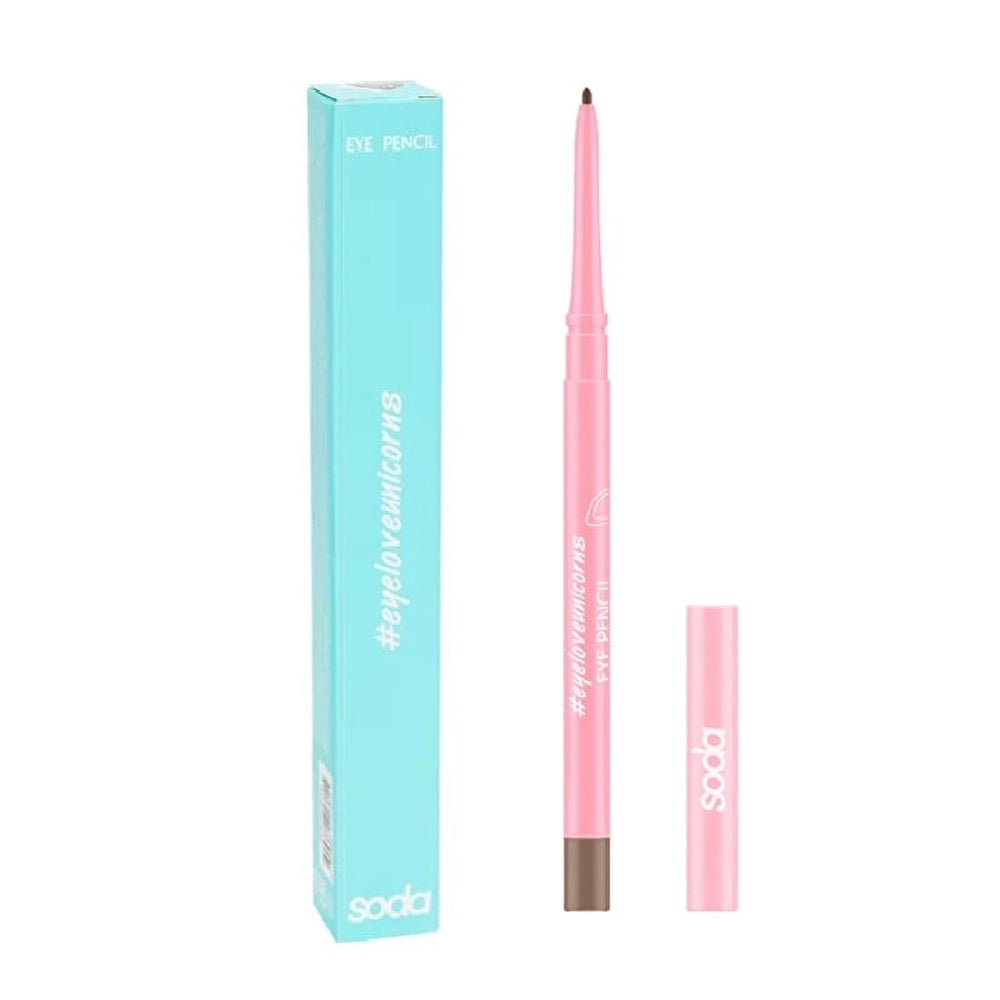Soda Eye Pencil - Waterproof Eye Makeup with Built-in Sharpener - Chocolate Cake - Eyeliner