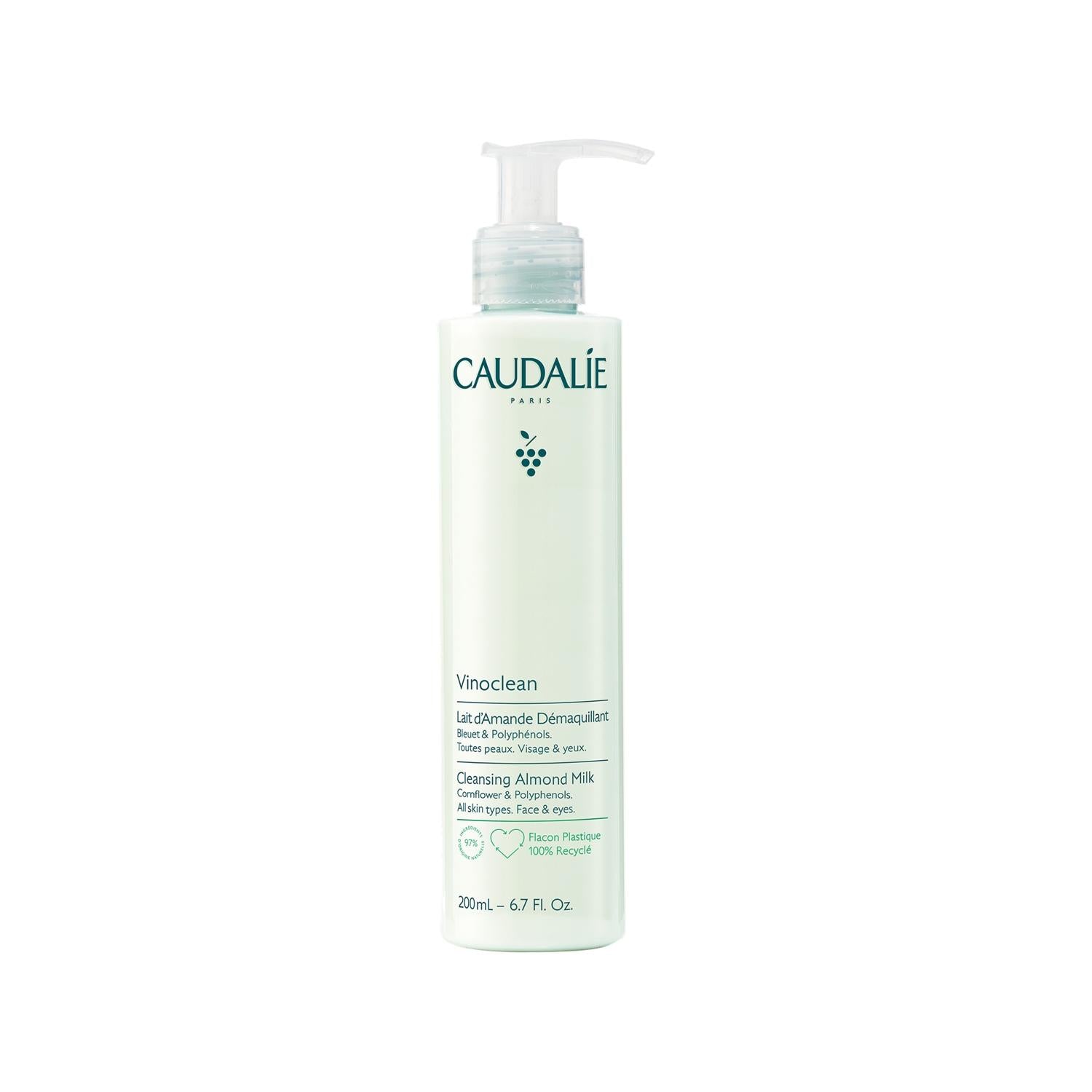 Caudalie Vinoclean Cleansing Milk with Almond Oil - Gentle Skincare for Sensitive Skin, 200ml Caudalie Vinoclean Cleansing Milk - Gentle Almond Oil Skincare Caudalie Vinoclean, Cleansing milk, Almond oil skincare, Gentle cleansing, Sensitive skin care, Natural skincare, Skincare routine, Daily cleanser, Moisturizing cleanser, Sensitive skin solutions, Caudalie products