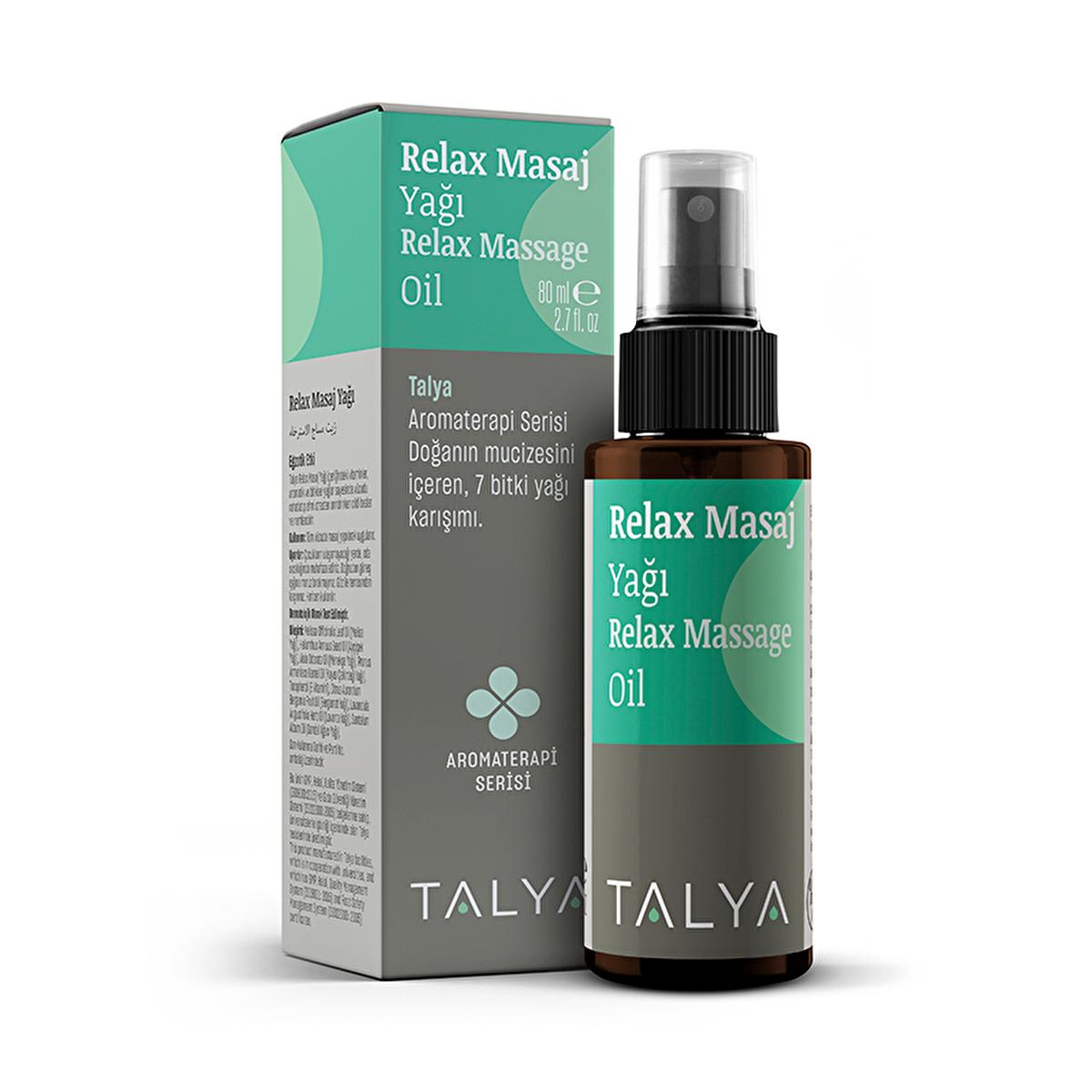 Talya Relax Aromatic Massage Oil - 2.71 fl oz - Natural Relaxation & Flexibility Talya Relax Massage Oil - Natural Aromatic Relaxation massage oil, relaxation oil, aromatic massage oil, herbal massage oil, Talya Relax Masaj Yağı, natural wellness, relaxation techniques, stress relief, flexibility improvement, massage therapy, holistic health, self-care, aromatherapy