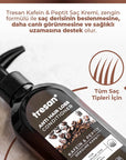 Tresan Anti-Hair Loss Hair Care Cream with Caffeine & Peptide - Nourishing, Strengthening, and Promoting Hair Growth Tresan Hair Care Cream - Anti-Hair Loss with Caffeine & Peptide Hair care cream, Anti-hair loss, Caffeine and Peptide hair treatment, Nourishing hair cream, Shea and Coconut Oil hair care, Hair growth support, Hair nourishment, Hair strengthening, Daily hair care, Natural hair care ingredients