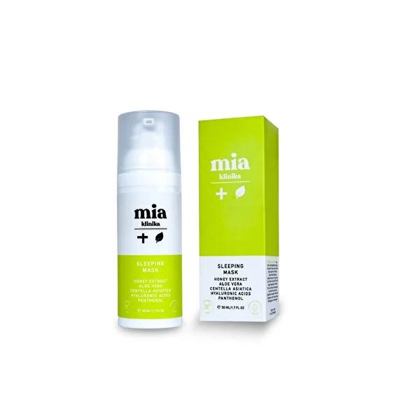 Mia Klinika Overnight Hydration: Sleeping Mask with Honey & Cica - Deep Moisturizing, Soothing & Anti-Wrinkle Face Mask for Radiant Skin Mia Klinika Sleeping Mask - Hydrating, Soothing, Anti-Wrinkle sleeping mask, overnight face mask, hydrating sleeping mask, soothing sleeping mask, anti-wrinkle sleeping mask, cica sleeping mask, honey sleeping mask, hyaluronic acid mask, skin repair mask, sensitive skin sleeping mask, face mask, hydrating mask, moisturizing mask, honey extract, centella asiatica, hyaluroni