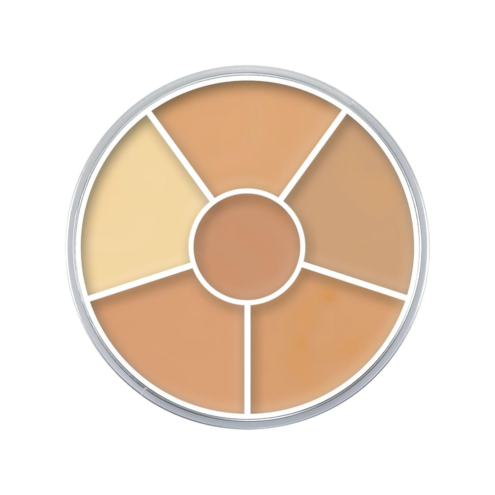 Kryolan Concealer Circle 6-Shade Makeup Palette NR1 40g