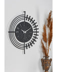 Muyika 41x41cm Metal Modern Wall Clock - Silent Sweep Mechanism, Modern Home Decor - view 5