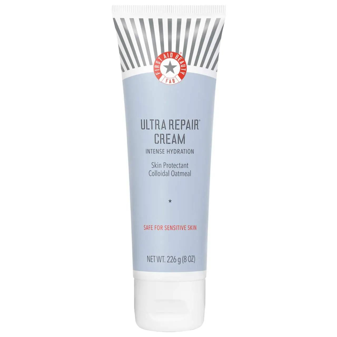 First Aid Beauty Ultra Repair Cream - Face and Body Moisturizer for Dry, Distressed Skin & Eczema Relief, Vegan & Cruelty-Free Ultra Repair Cream - Vegan Face & Body Moisturizer for Dry Skin Face and Body Moisturizer, Eczema Relief, Dry Skin Repair, Vegan Skincare, Cruelty-Free Beauty Products, Gluten-Free Moisturizer, Colloidal Oatmeal Benefits, Skincare for Sensitive Skin, Moisturizer for Dry Skin, Hydrating Cream, Soothing Skin Care, Skin Barrier Repair, Natural Ingredients, Non-Greasy Moisturizer, Long-