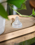 Lansinoh NaturalWave Baby Bottle Nipple - Medium Flow, Anti-Colic, BPA Free Lansinoh NaturalWave Nipple - Medium Flow, Anti-Colic baby bottle nipple, natural breastfeeding, anti-colic, BPA free, Lansinoh, baby feeding, bottle feeding, newborn essentials, parenting