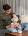 Lansinoh BPA Free Baby Bottle with NaturalWave Nipple - 160ml, Supports Easy Breastfeeding Transition Lansinoh BPA Free Baby Bottle - Safe & Easy Transition BPA free baby bottle, Baby feeding bottle, NaturalWave nipple, Safe baby products, Breastfeeding support, Lansinoh, Baby bottle 160ml, New mom essentials, Baby feeding solutions